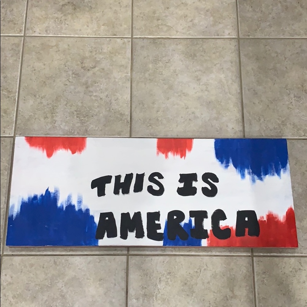 Painted wall art